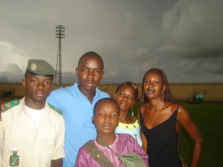 avec les cousines au stade barema bocoum