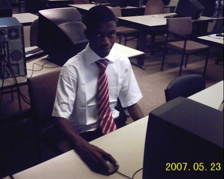 Modibo Tembely alis Vanlebeau �tudiant � Rabat